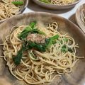papikun's cooksnap of when they made 春パスタ♪菜の花としらすの和風パスタ.