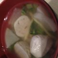 あゆたっくん's cooksnap of when they made 市販のもので簡単時短 つみれ汁.