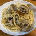 柴犬のお顔☆'s cooksnap of when they made 簡単✿あさりのパスタ【ボンゴレビアンコ】.