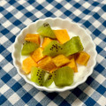 にきけん's cooksnap of when they made 美肌効果UP!柿とキウイの蜂蜜ヨーグルト.