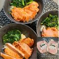ちゃかぴまま's cooksnap of when they made お歳暮のハムや厚切りハムで♡焼きハム丼♡.