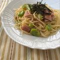 yesmama's cooksnap of when they made そら豆の和風ペペロンチーノ.