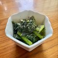 ねっちゃんっ's cooksnap of when they made 普通過ぎ 小松菜ごま和え お弁当にも.