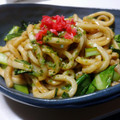 ちくわ君's cooksnap of when they made 豚と小松菜の焼きうどん.