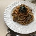 Ruriluru's cooksnap of when they made 舞茸入り✿納豆とクリームチーズのパスタ✿.