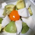 ♬のんのこ日和♬'s cooksnap of when they made 簡単！アボガドと長芋和風サラダ.