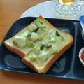 urara☆☆'s cooksnap of when they made アボガドチーズトースト♪.