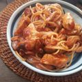 ふか谷's cooksnap of when they made ☆鶏ときのこのトマトパスタ☆.