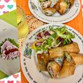 ★kokomama★'s cooksnap of when they made 簡単ささ身・大葉・練り梅入り春巻き.