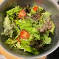 peanutsss's cooksnap of when they made サニーレタスとミニトマトのサラダ風ナムル.