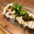 NaseOrchid's cooksnap of when they made 鶏むね肉よだれ鶏と卵スープ（電気圧力鍋）.