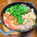 shiho23's cooksnap of when they made 簡単鶏すき【鶏すき鍋】※すき焼き.