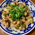 ☆さぶ☆☆'s cooksnap of when they made 鶏肉と茄子の大葉味噌炒めのせ そうめん.