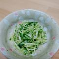 なまちょこれいと's cooksnap of when they made ☆即席1品☆ササミキュウリの中華風サラダ.