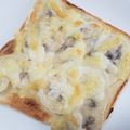 さむさん's cooksnap of when they made スイスの朝食☆バナナチーズトースト.