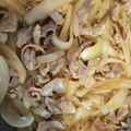 autumn2022's cooksnap of when they made 材料2つで超速攻！豚こま玉ねぎの生姜焼き.