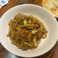 はなファブリック's cooksnap of when they made 簡単☆こってり美味しいソース味の焼うどん.