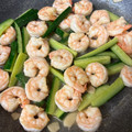 白モンブラン's cooksnap of when they made エビときゅうりの炒め物～レモン風味～.
