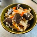 azbjbn's cooksnap of when they made 簡単♪霜降りひらたけの炊き込みご飯.