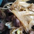 眼鏡kun's cooksnap of when they made 豚ハツのもやし炒め 美味しすぎてヤバイ.