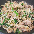 ぱにぱる's cooksnap of when they made ☆豚バラともやしのにんにく醤油炒め☆.