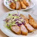 お料理ニャロメ's cooksnap of when they made 節約！豚こま肉で柔らか一口とんかつ.