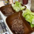 まめ70's cooksnap of when they made 挽肉そのままハンバーグ.