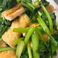 ひろくんかあさん's cooksnap of when they made 超簡単☆油揚げと小松菜の炒め物☆.