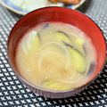 なおミール's cooksnap of when they made 汁が紫にならない☆皮付きなすの味噌汁.