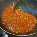 ビネガー☆'s cooksnap of when they made 簡単！ひき肉とトマト缶でハンバーグ丼.