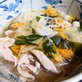 コッピー３０５'s cooksnap of when they made 冬野菜と豚肉のにゅうめん.