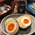 こつゆ514's cooksnap of when they made 味付け卵で作るスコッチエッグ風おにぎり.