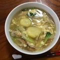 Ruriluru's cooksnap of when they made 丸亀製麺風うどん〜肉たまあんかけ〜.