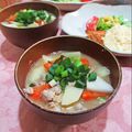 イベ長's cooksnap of when they made 我が家の豚汁.