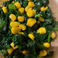 clover55's cooksnap of when they made 【簡単】ほうれん草とコーンのバター炒め.