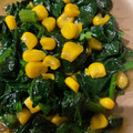 clover55's cooksnap of when they made 【簡単】ほうれん草とコーンのバター炒め.
