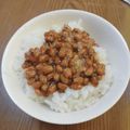 ﾁｲﾁｬﾝﾏﾏ's cooksnap of when they made えっ！不思議♡牛乳海苔の佃煮納豆ごはん♡.