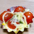 ゆかおばさん's cooksnap of when they made ミニトマトのチーズ焼きでトマト大量消費.