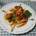 すかいmama☆'s cooksnap of when they made 揚げない！時短☆簡単☆豚こま肉団子の酢豚.