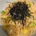 saori・ω・'s cooksnap of when they made キャベツとツナ缶で和風パスタ.