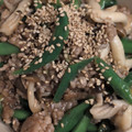 リープリヒ's cooksnap of when they made 豚ミンチときのこといんげんの甘辛炒め♡.