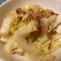 こうせい(=ﾟωﾟ)ﾉ's cooksnap of when they made 白菜とベーコンのマヨポン炒め.
