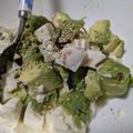 じゅんともた's cooksnap of when they made 塩昆布de簡単☆豆腐とアボカドサラダ.