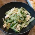 ばたみそーぱん☆'s cooksnap of when they made 美味♪ きゅうりとサラダチキンの塩ナムル.