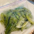 大熊猫さん's cooksnap of when they made スナップエンドウの冷凍保存.