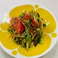 あっこ姉's cooksnap of when they made 5分で完成トマトきゅうり茗荷の中華サラダ.