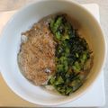 ミロ9607's cooksnap of when they made 野沢菜昆布納豆ごはん.