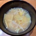 あゆはと's cooksnap of when they made たけのこ姫皮のお味噌汁.