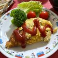 フジぽん's cooksnap of when they made 昔ながらの挽肉オムレツ.