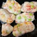えみんちゅー☆'s cooksnap of when they made はんぺんカニカマのライスペーパー包み焼き.